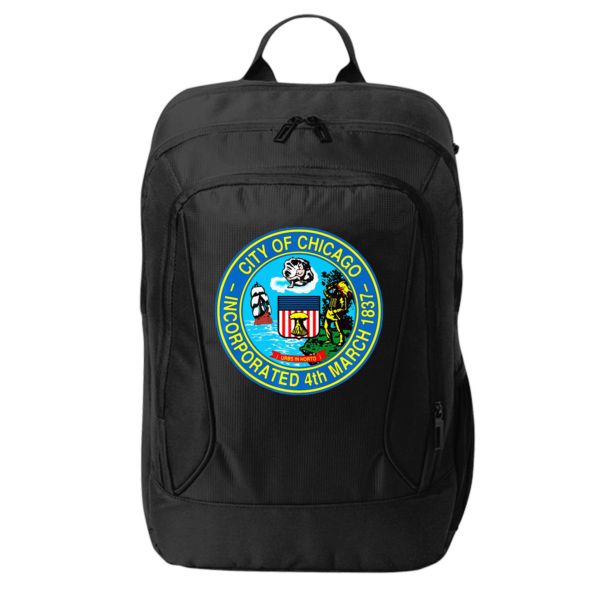 Chicago Illinois City Seal I Love Chicago Illinoisan City Backpack