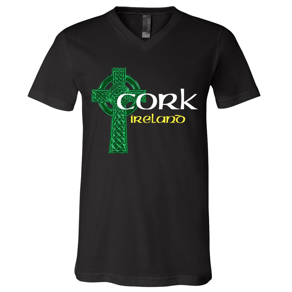 Cork Ireland County Celtic Gaelic Football And Hurling V-Neck T-Shirt
