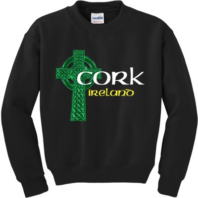 Cork Ireland County Celtic Gaelic Football And Hurling Kids Sweatshirt