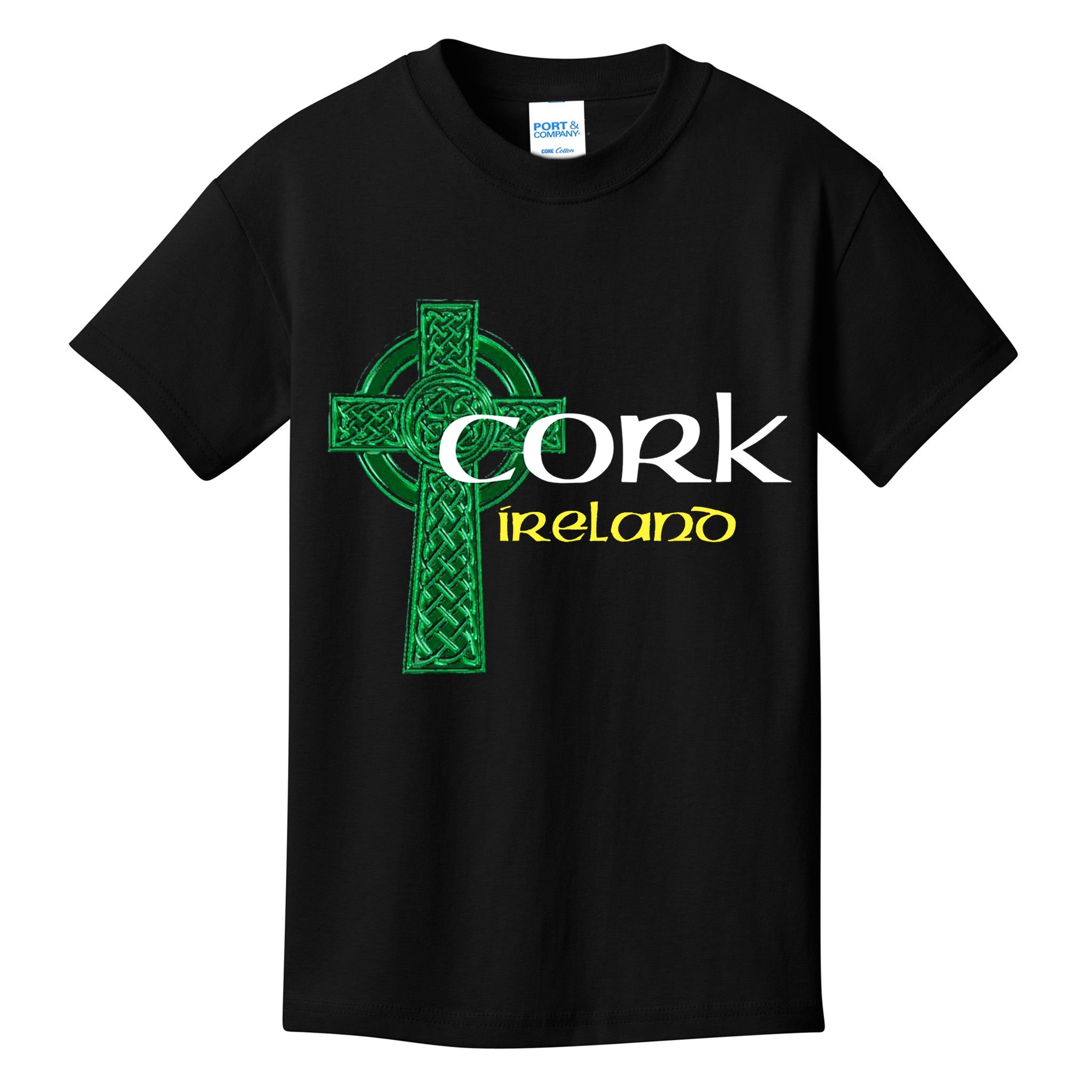 Cork Ireland County Celtic Gaelic Football And Hurling Kids T-Shirt