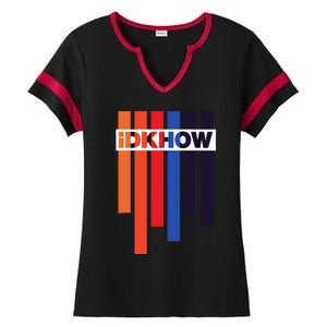 Color Idkhows Ladies Halftime Notch Neck Tee