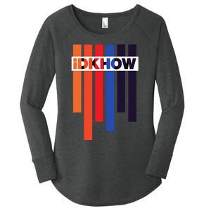 Color Idkhows Women's Perfect Tri Tunic Long Sleeve Shirt