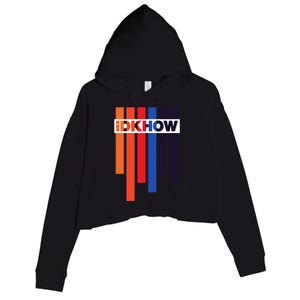 Color Idkhows Crop Fleece Hoodie