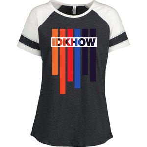 Color Idkhows Enza Ladies Jersey Colorblock Tee