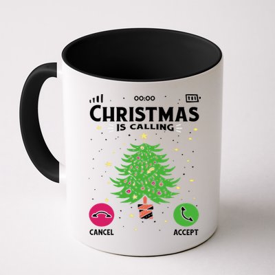 Christmas Is Calling Funny Mug