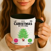 Christmas Is Calling Funny Mug