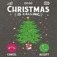 Christmas Is Calling Funny Cotton Canvas Backpack