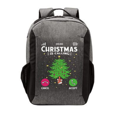 Christmas Is Calling Funny Vector Backpack