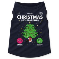 Christmas Is Calling Funny Doggie Tank