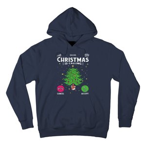 Christmas Is Calling Funny Hoodie