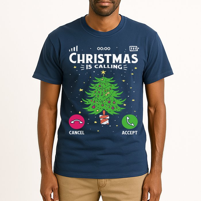Christmas Is Calling Funny Tall T-Shirt