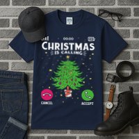 Christmas Is Calling Funny Tall T-Shirt
