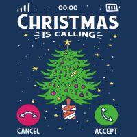 Christmas Is Calling Funny Tall T-Shirt