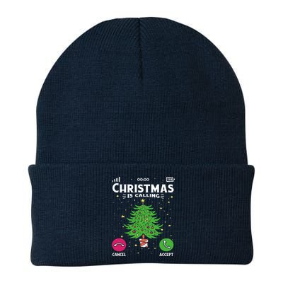 Christmas Is Calling Funny Beanie