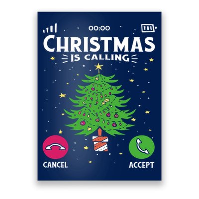 Christmas Is Calling Funny Poster