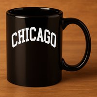 Chicago Illinois 11oz C Handle Ceramic Mug