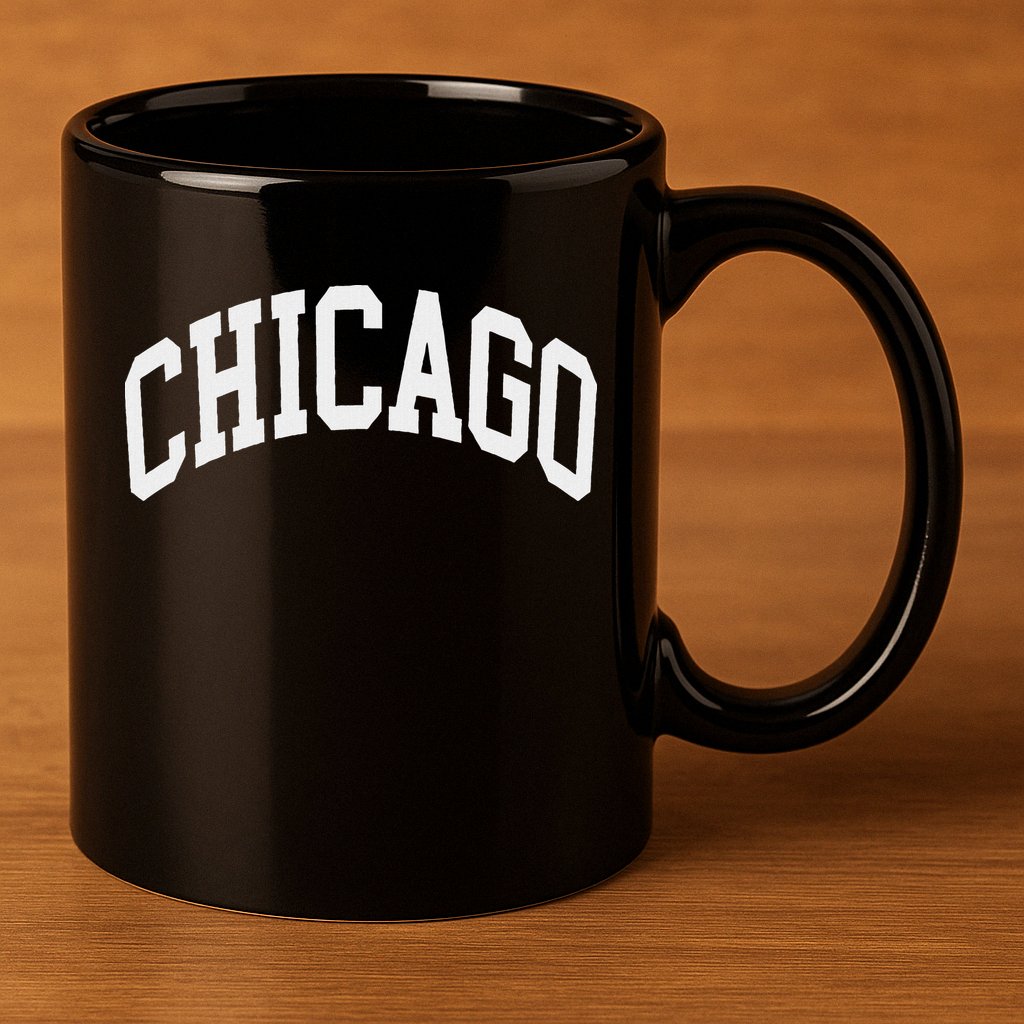 Chicago Illinois 11oz C Handle Ceramic Mug