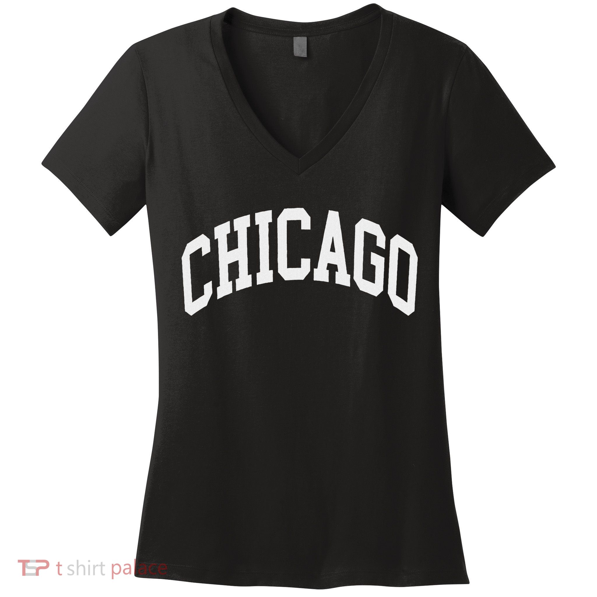 Chicago Illinois Women's V-Neck T-Shirt