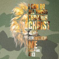 Christian I Can Do All Things Through Christ Lion Faith Legacy Tie Dye Trucker Hat