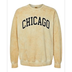 Chicago Illinois Colorblast Crewneck Sweatshirt