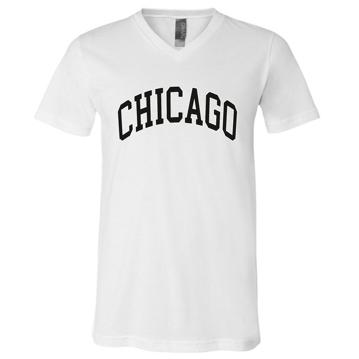 Chicago Illinois V-Neck T-Shirt