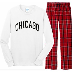 Chicago Illinois Long Sleeve Pajama Set