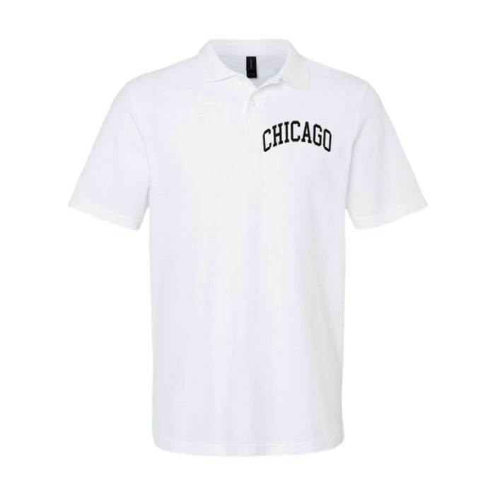 Chicago Illinois Softstyle Adult Sport Polo