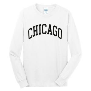 Chicago Illinois Tall Long Sleeve T-Shirt