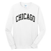 Chicago Illinois Tall Long Sleeve T-Shirt