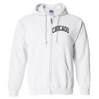 Chicago Illinois Full Zip Hoodie