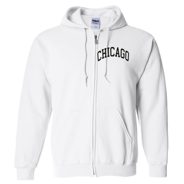 Chicago Illinois Full Zip Hoodie