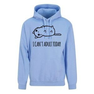 Cats ,I Can't Adult Today Unisex Surf Hoodie