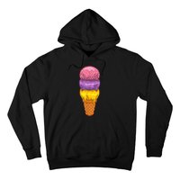 Cute Ice Cream Cone Art For Men Women Kids Ice Cream Lovers Hoodie