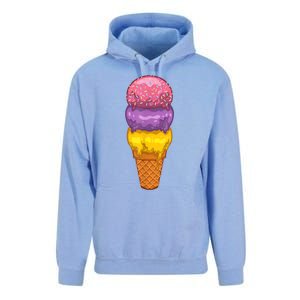 Cute Ice Cream Cone Art For Men Women Kids Ice Cream Lovers Unisex Surf Hoodie