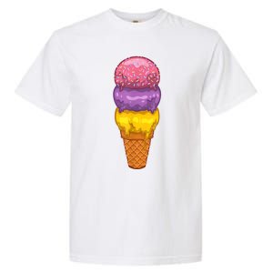 Cute Ice Cream Cone Art For Men Women Kids Ice Cream Lovers Garment-Dyed Heavyweight T-Shirt