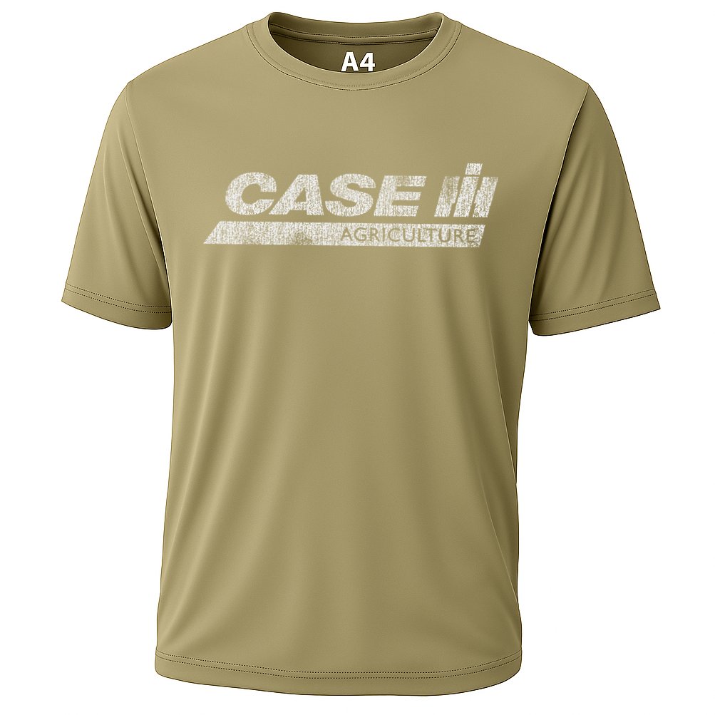 CASE IH - Case IH Distressed Logo Cooling Performance Crew T-Shirt