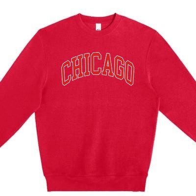 Chicago Illinois Premium Crewneck Sweatshirt