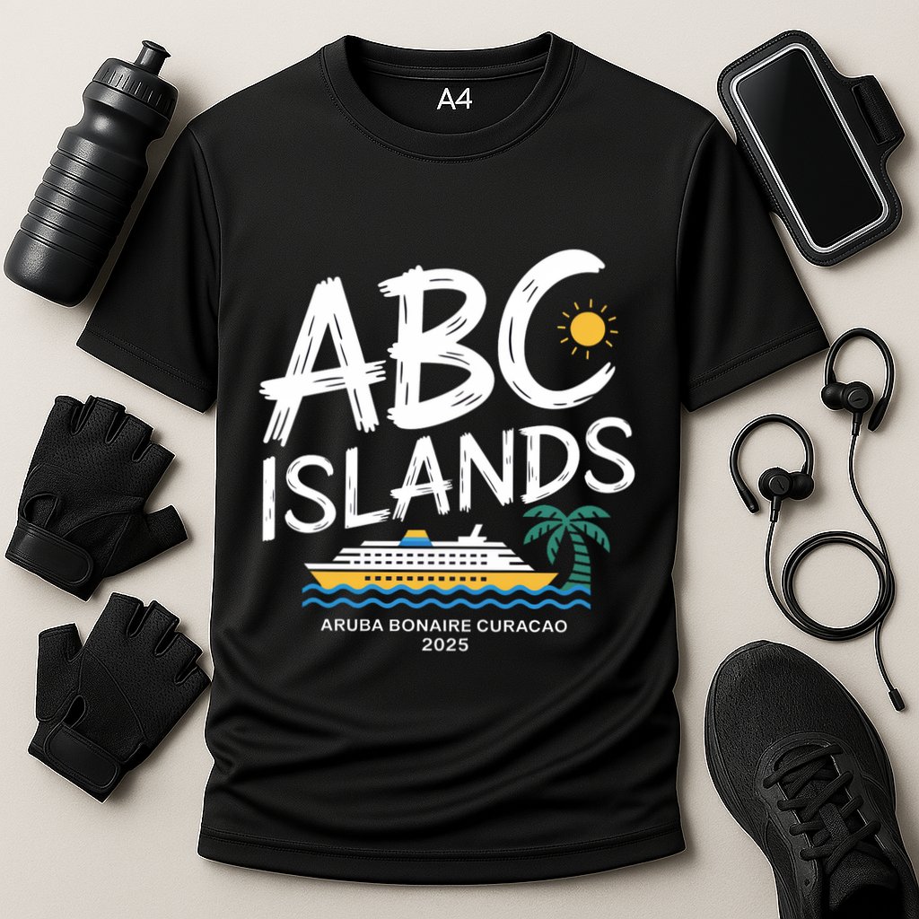 Caribbean Islands Cruise 2025 Vacation Aruba Bonaire Curacao Gift Cooling Performance Crew T-Shirt