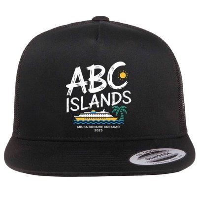 Caribbean Islands Cruise 2025 Vacation Aruba Bonaire Curacao Gift Flatbill Hat