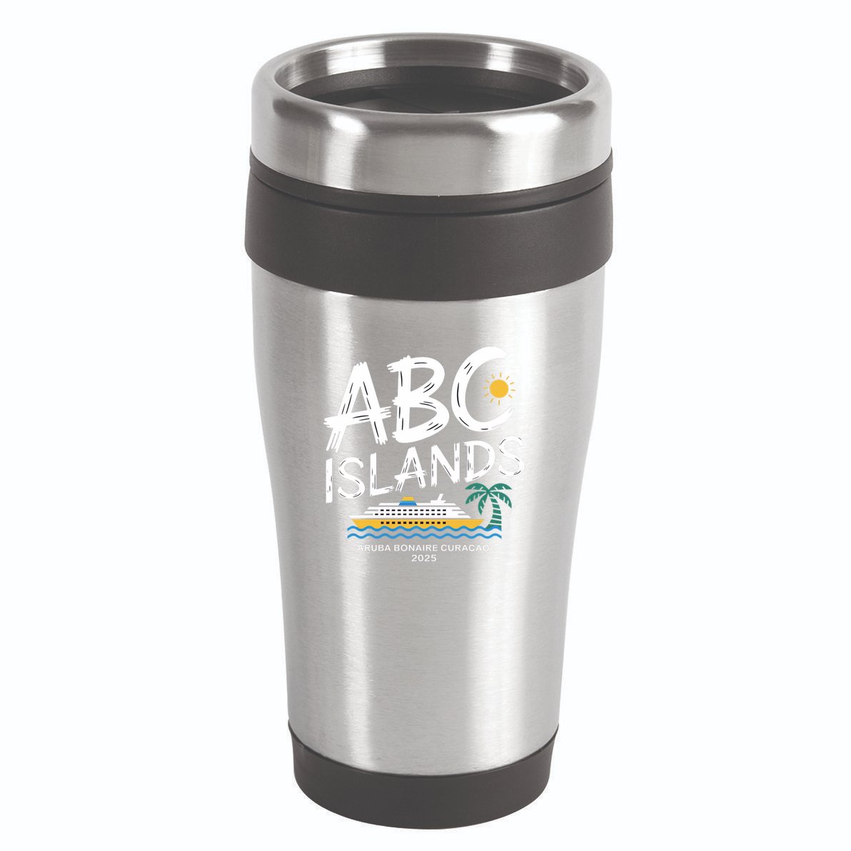 Caribbean Islands Cruise 2025 Vacation Aruba Bonaire Curacao Gift 16oz Travel Tumbler