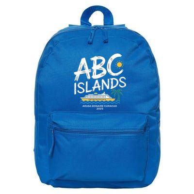 Caribbean Islands Cruise 2025 Vacation Aruba Bonaire Curacao Gift 16 in Basic Backpack