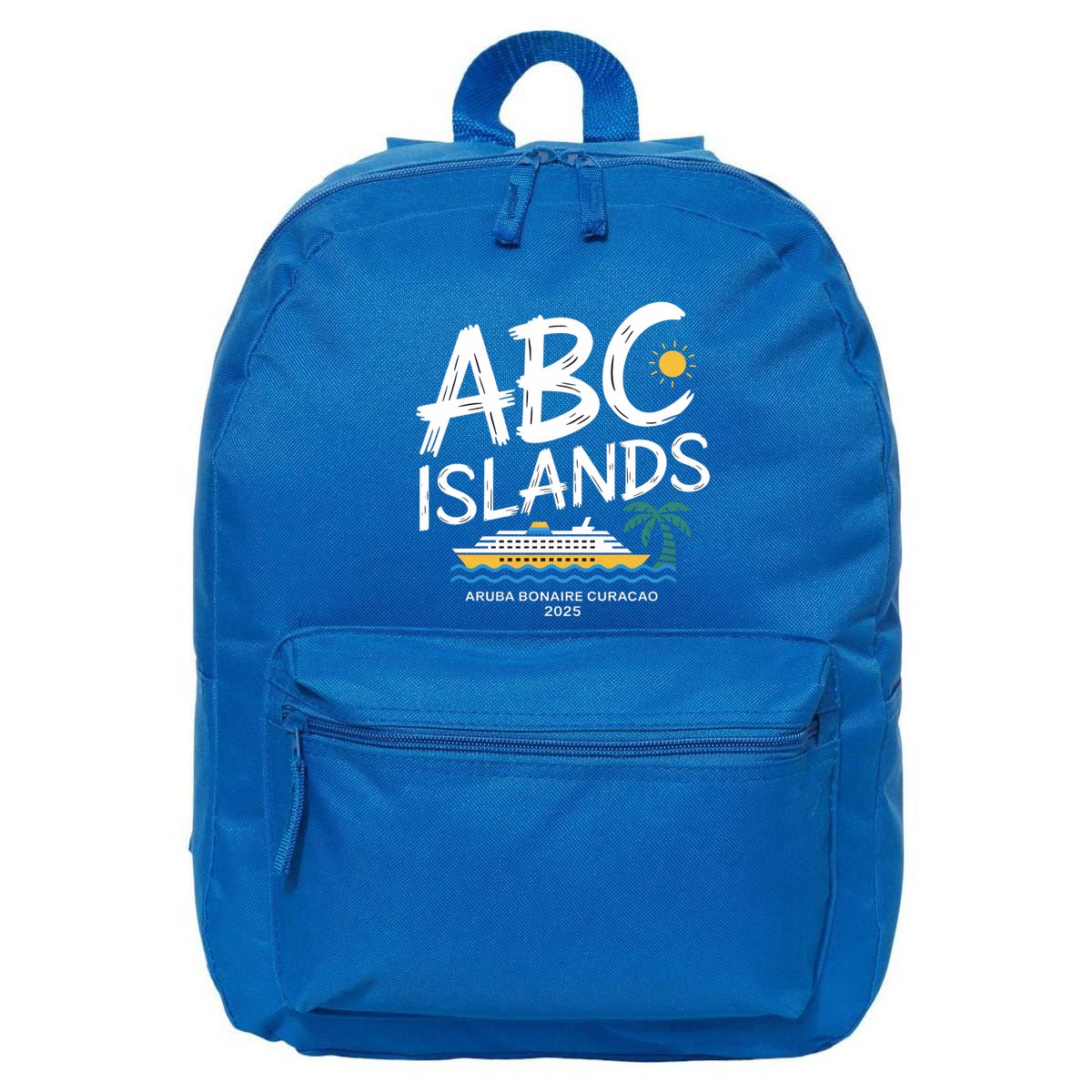 Caribbean Islands Cruise 2025 Vacation Aruba Bonaire Curacao Gift 16 in Basic Backpack