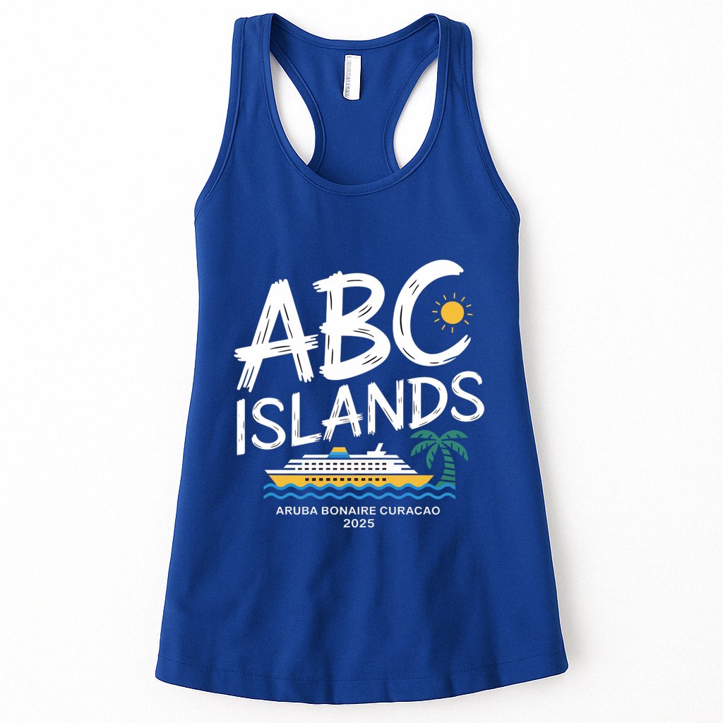 Caribbean Islands Cruise 2025 Vacation Aruba Bonaire Curacao Gift Womens Tank Top