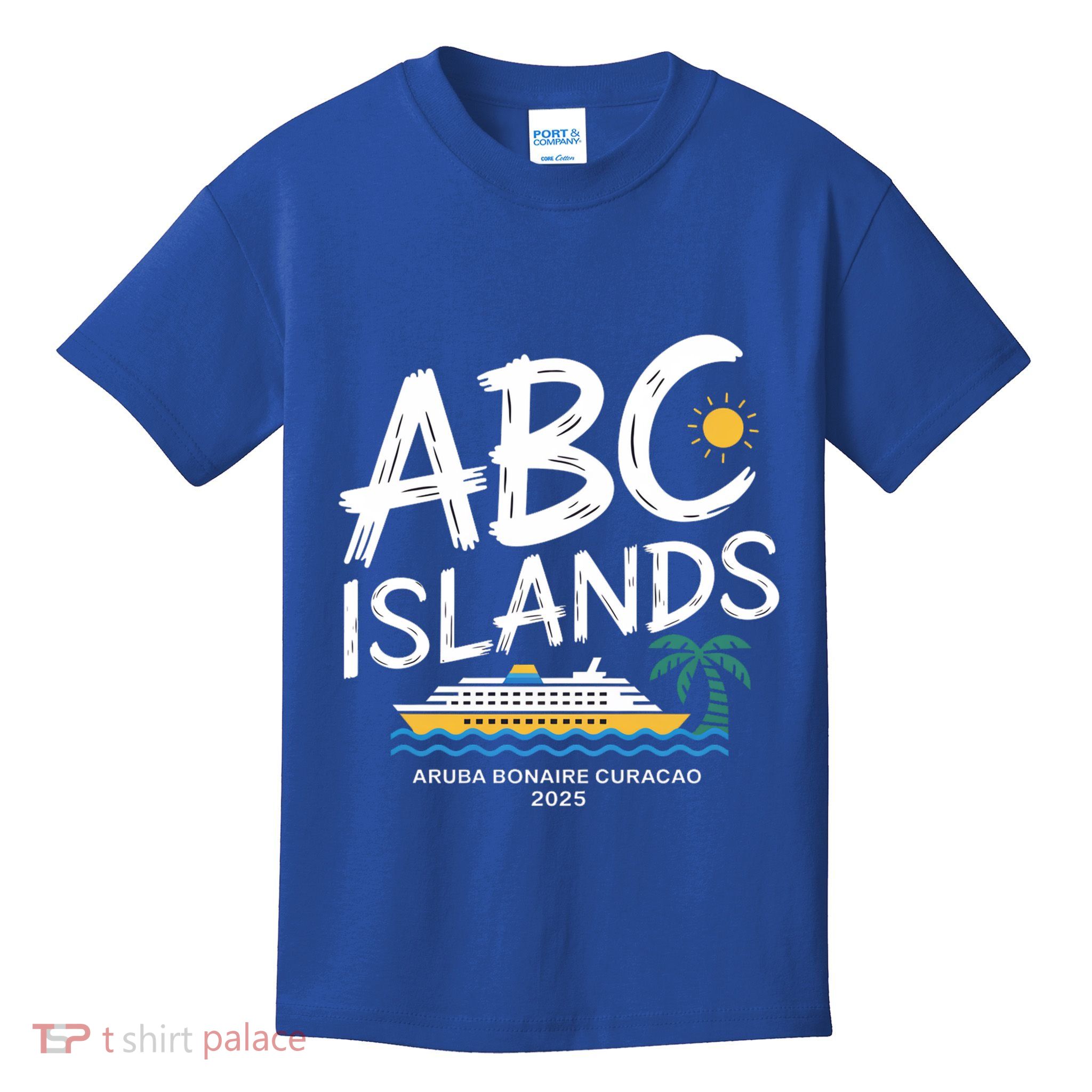 Caribbean Islands Cruise 2025 Vacation Aruba Bonaire Curacao Gift Kids T-Shirt