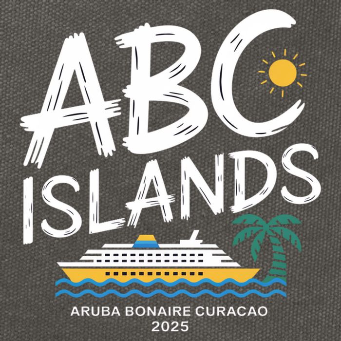 Caribbean Islands Cruise 2025 Vacation Aruba Bonaire Curacao Gift Cotton Canvas Backpack