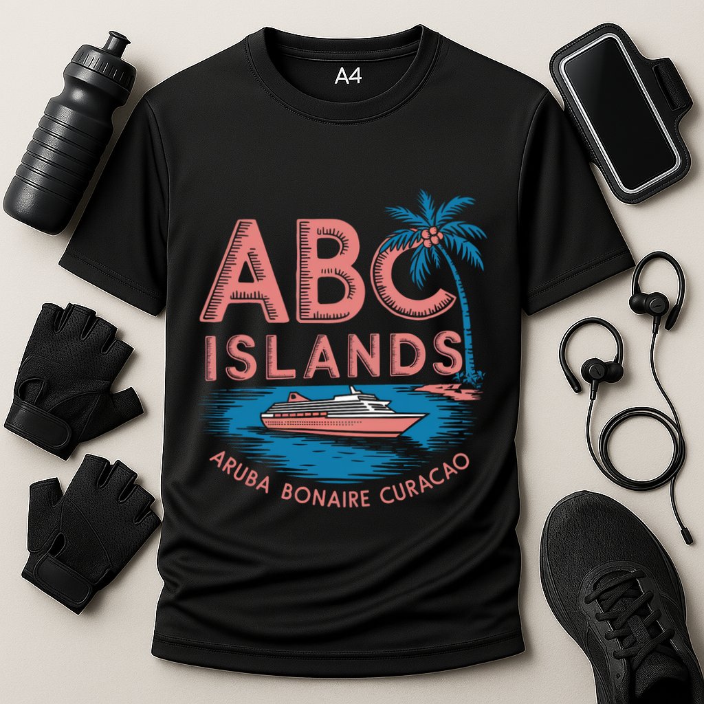 Caribbean Islands Cruise Aruba Bonaire And Curacao Souvenirs Gift Cooling Performance Crew T-Shirt