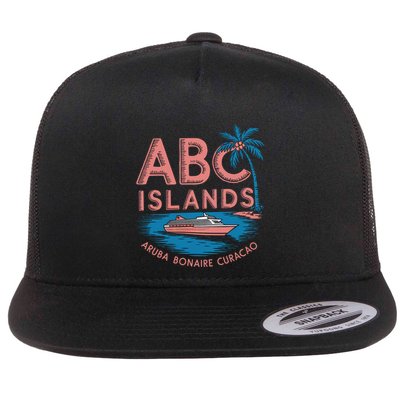 Caribbean Islands Cruise Aruba Bonaire And Curacao Souvenirs Gift Flatbill Hat
