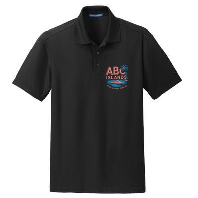 Caribbean Islands Cruise Aruba Bonaire And Curacao Souvenirs Gift Dry Zone Grid Polo