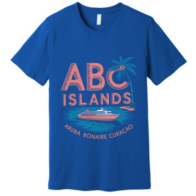 Caribbean Islands Cruise Aruba Bonaire And Curacao Souvenirs Gift Premium T-Shirt