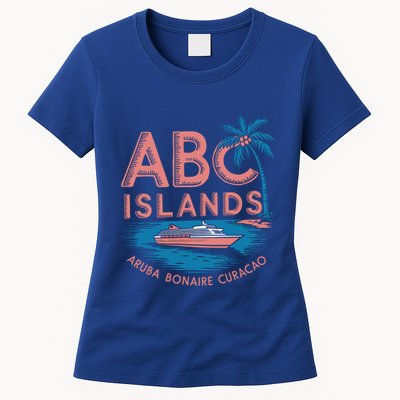 Caribbean Islands Cruise Aruba Bonaire And Curacao Souvenirs Gift Womens T-Shirt